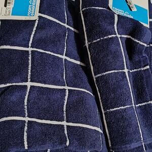 3 Pack Bath Towel Navy Everyday Bath Towel - Room Essential